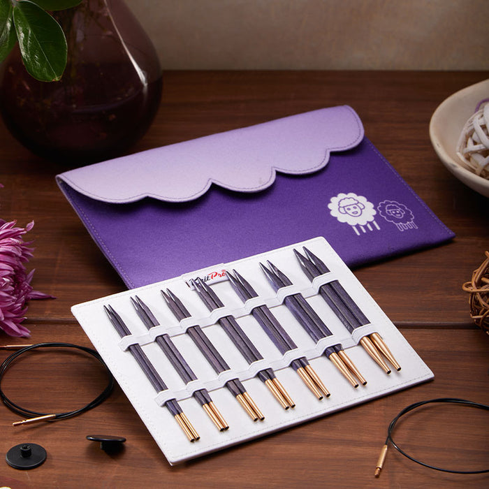 Knit Pro - J'Adore Cubics Deluxe 5" Interchangeable Needle Set PRE-ORDER