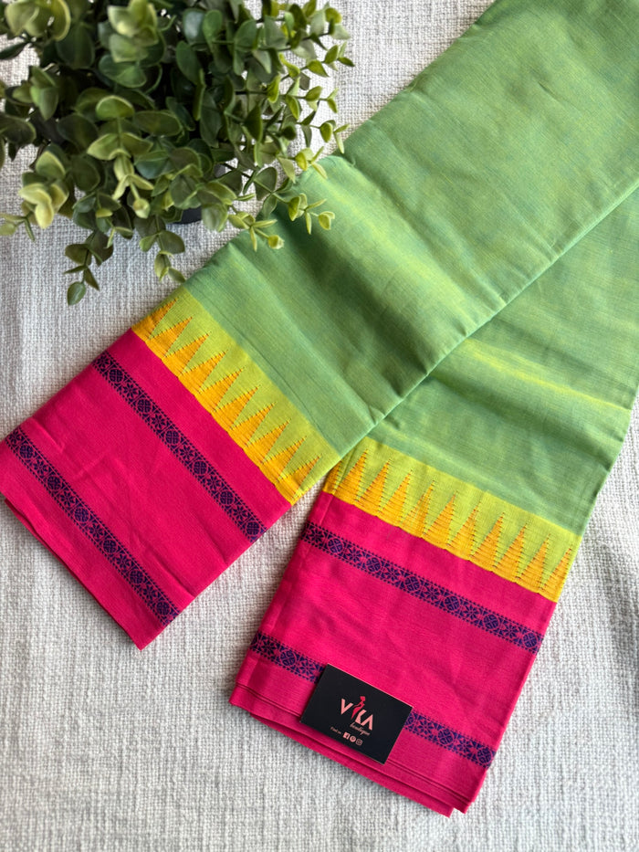 Korvai chettinad cotton saree