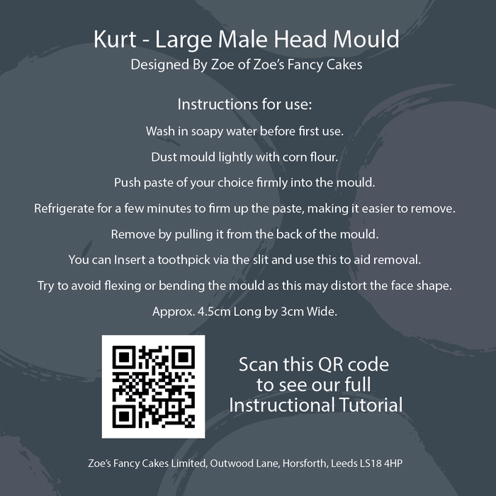 Kurt Face Mould - Large