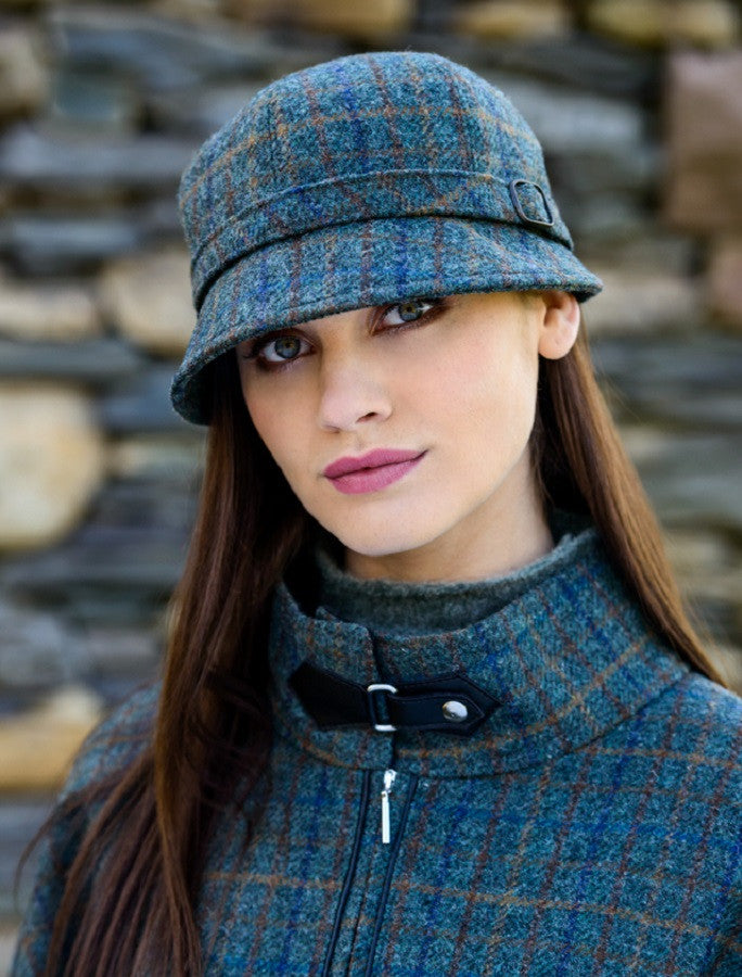Teal & Brown Plaid / One Size
