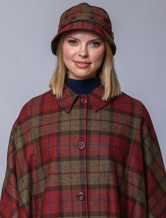 Red Brown & Grey / One Size