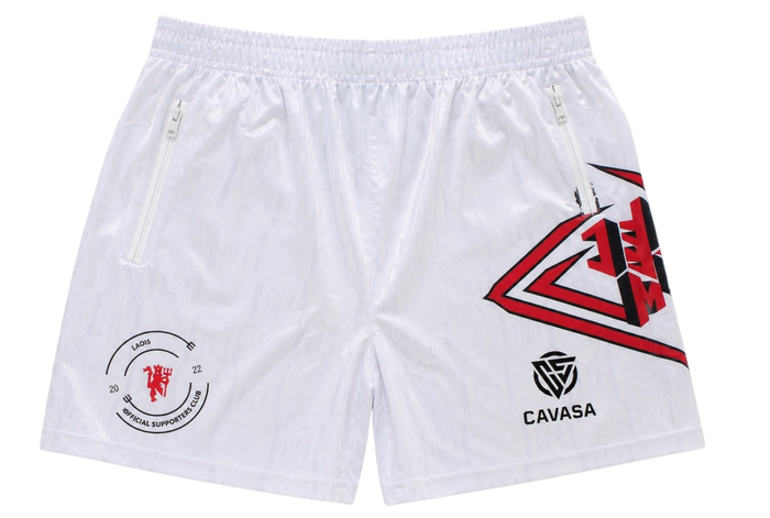 Laois MUSC Leisure White Retro Shorts