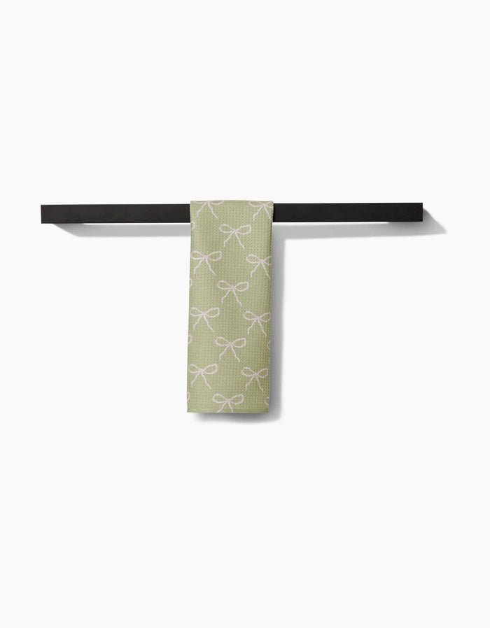 Lattice Bows Bar Towel