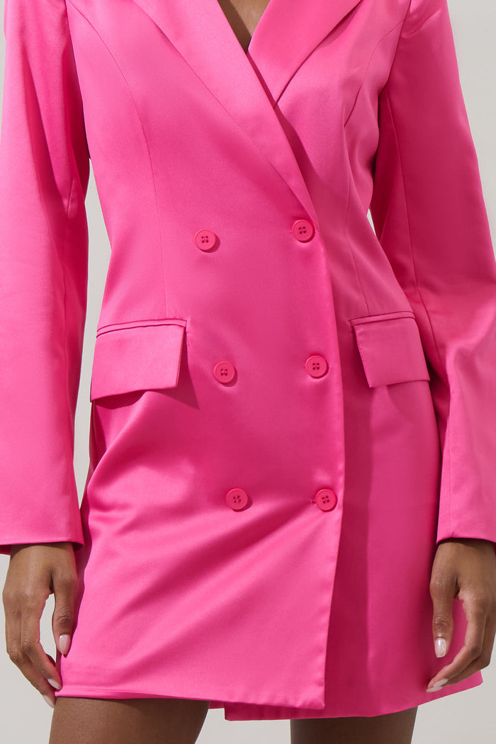 Leena Keep It Cool Oversized Blazer Dress