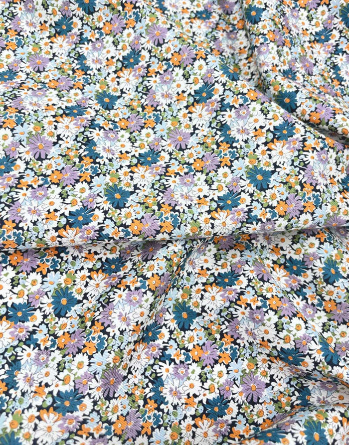Liberty Fabrics Bourneville Cotton Drill Fabric, Libby A