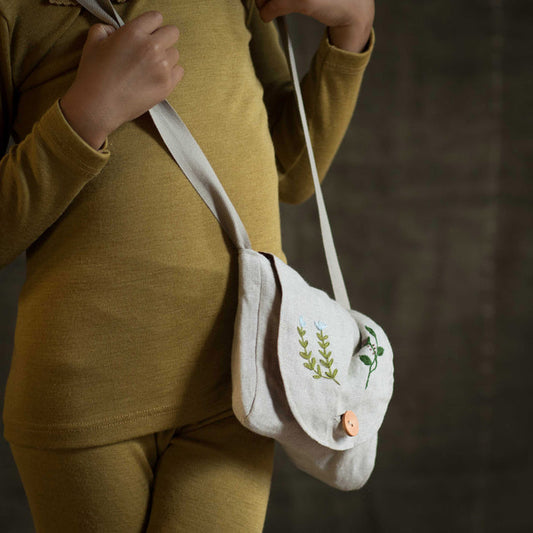 Linen Forager Bag - Flax