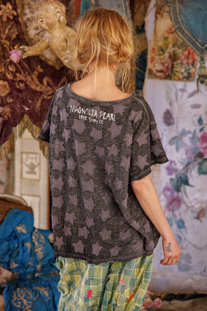 Little Star Appliqué Tee Magnolia Pearl Clothing