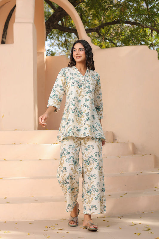 Lunaire Cotton Flex Co-ord Set