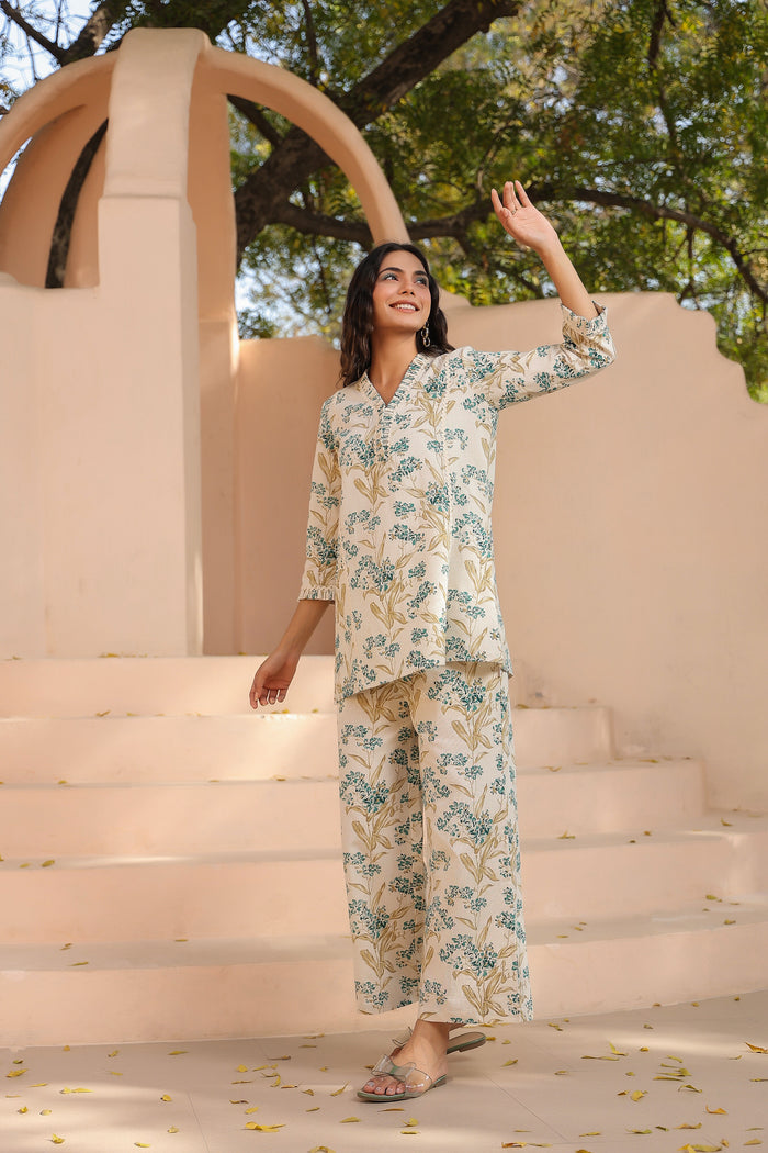 Lunaire Cotton Flex Co-ord Set