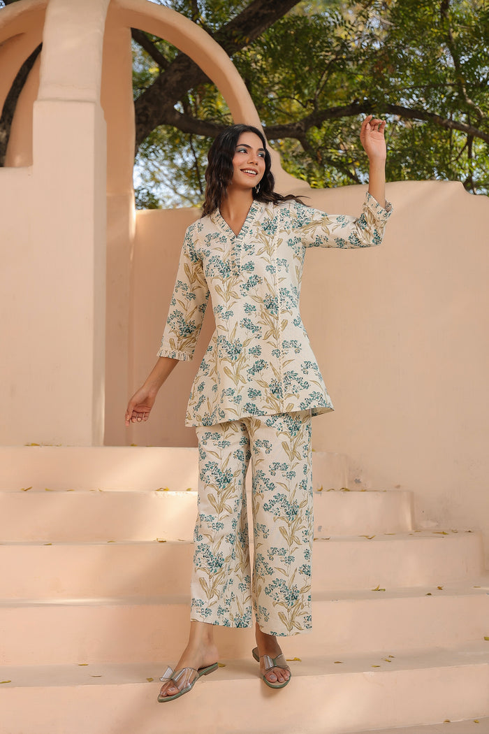 Lunaire Cotton Flex Co-ord Set