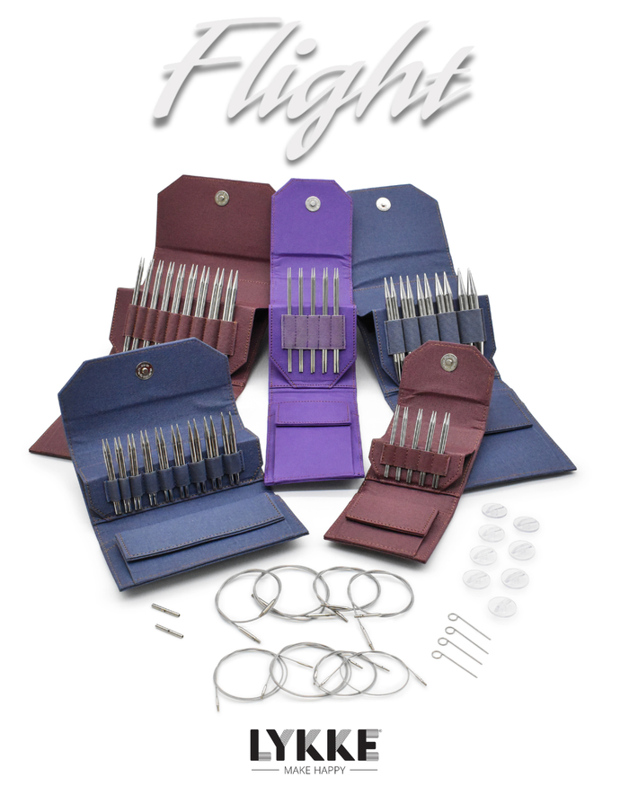 LYKKE - Flight 5"MINI Interchangeable Needle Set (US 0-2.5)