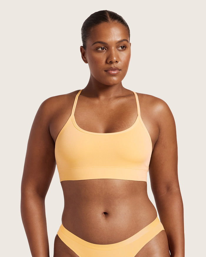 LYOLYTE Racerback Bralette - Mango