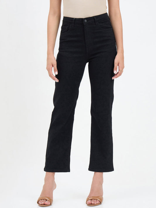 Madame Black Straight Fit Jean
