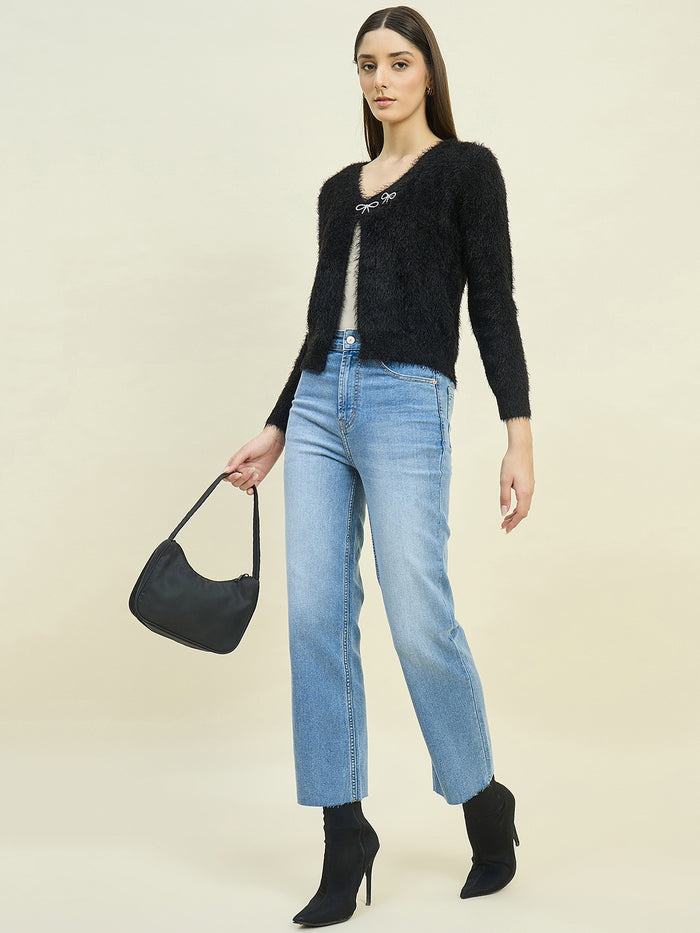 Madame Light Blue Straight Fit Jeans