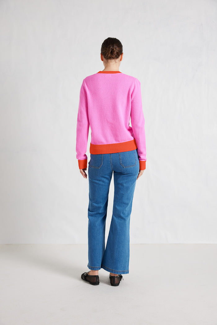 Mandy Splice Sweater in Cinderella