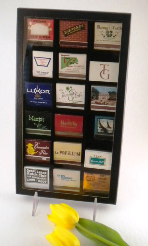 Matchbook Display Case, 18 space 30-Strike - Matchbook Displays - Hobby Master - hobbymasterstore