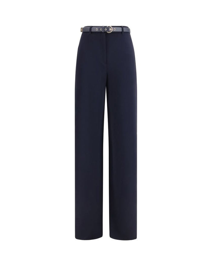 Max Mara Blue Triacetate Dress Pants