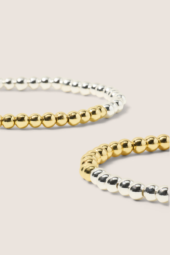 Melissa Two Tone Beaded Bracelet Pack
