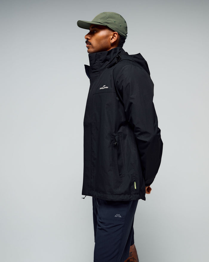 Men's Andulo 2-layer Rain Jacket - Black
