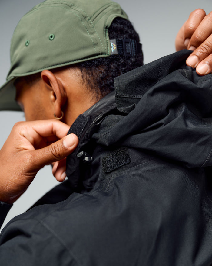 Men's Andulo 2-layer Rain Jacket - Black
