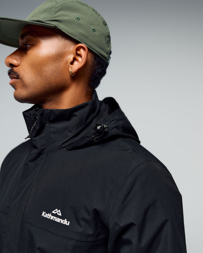 Men's Andulo 2-layer Rain Jacket - Black