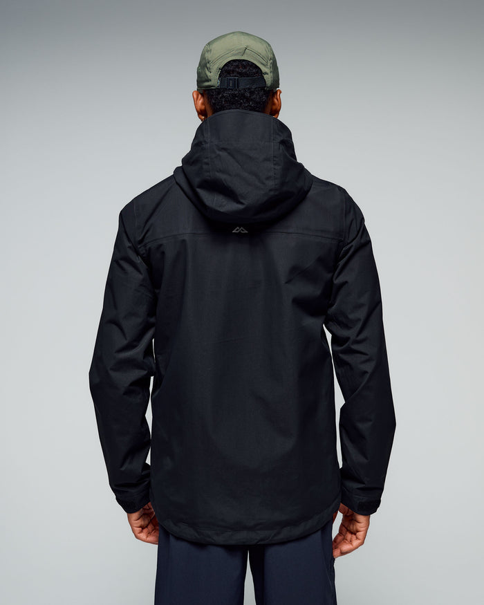 Men's Andulo 2-layer Rain Jacket - Black