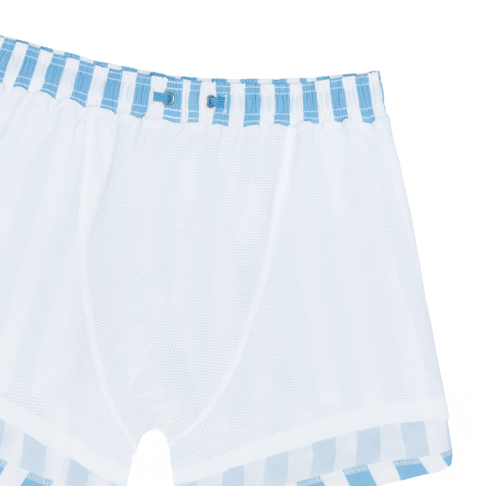 men's bay stripe boardie