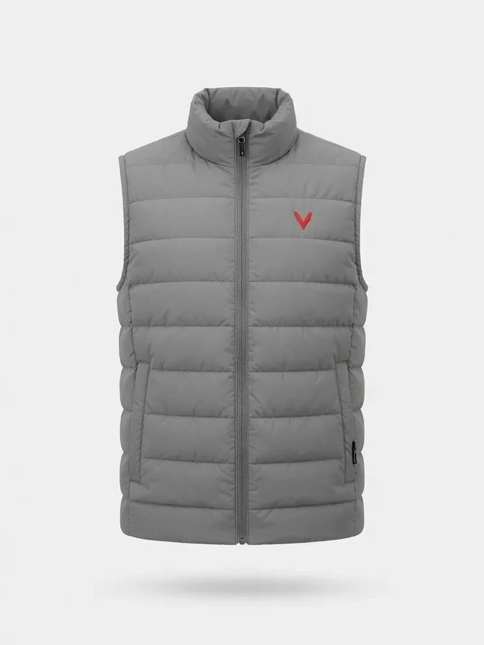 Men's Grey Parachute Puffer Jacket - Hinz Clothing