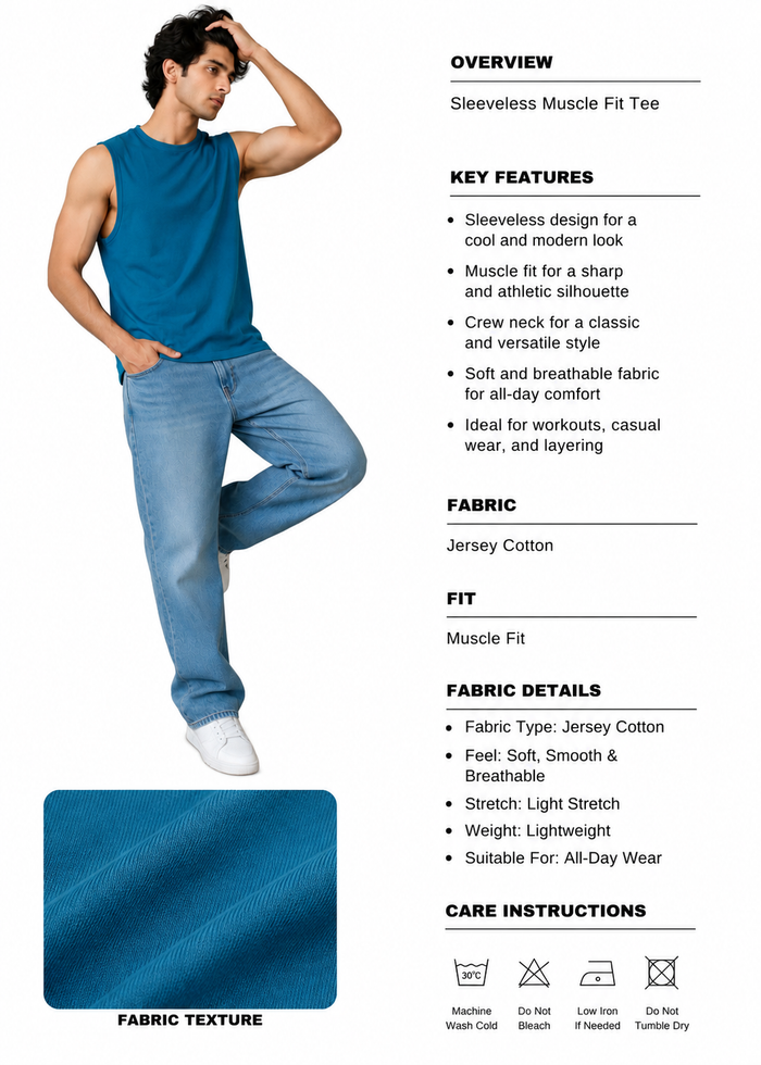 Men’s Muscle Fit Cotton Tee Pack OF 3 – Grey, Steel Blue & Teal - Hinz Clothing