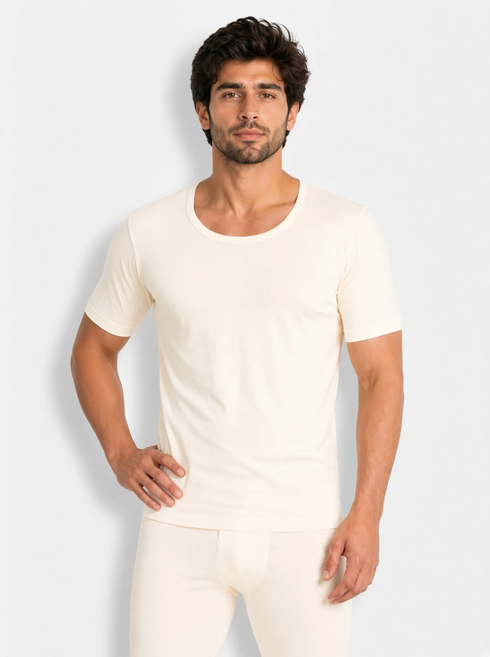 Men's Premium 100% Combed Cotton Half Sleeve Shirt (999)