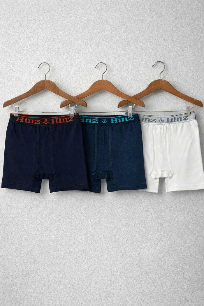 Men's Cotton Boxer (Assorted-Colors) Pack of 3 (502) - Hinz Clothing