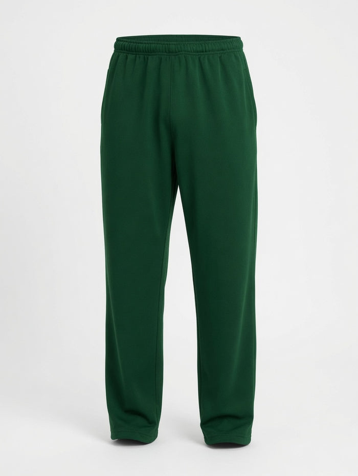 Men's Premium Fleece Cotton Trouser Relaxed Fit (Bottle Green) - Hinz Clothing
