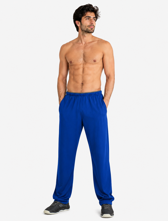 Men's Premium Fleece Cotton Trouser Relaxed Fit (Royal Blue)
