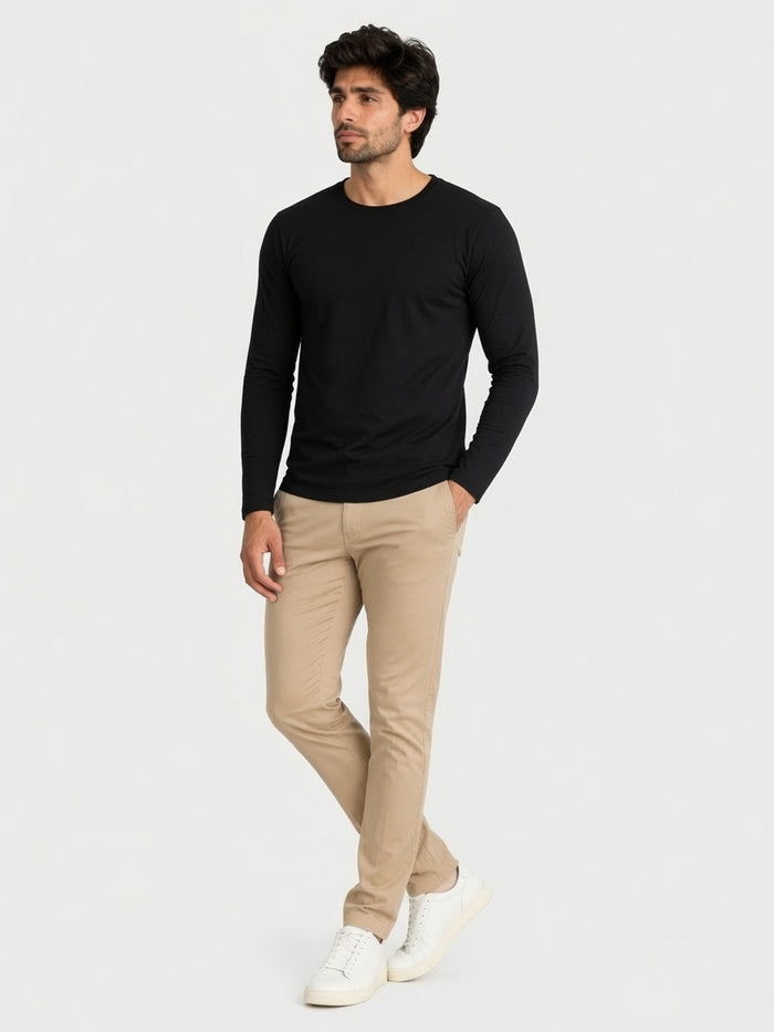 Men's Premium Full Sleeve Crew Neck  T-Shirt - Hinz Clothing
