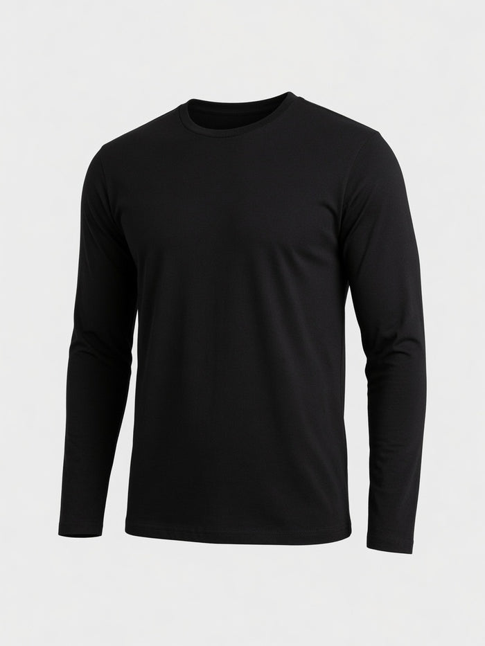 Men's Premium Full Sleeve Crew Neck  T-Shirt - Hinz Clothing