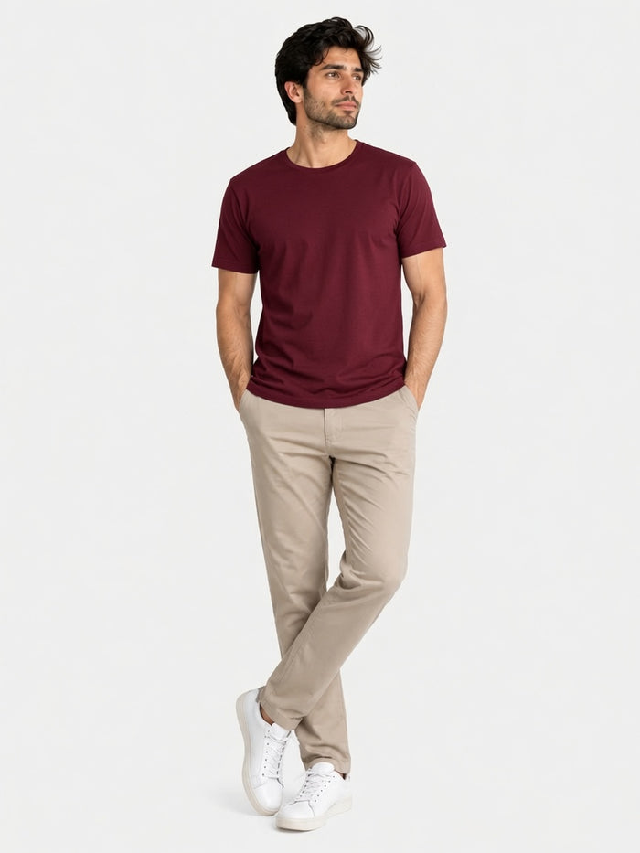 Men's Premium Short Sleeve Crew Neck  T-Shirt