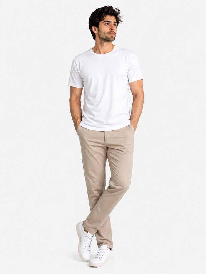 Men's Premium Short Sleeve Crew Neck  T-Shirt - Hinz Clothing