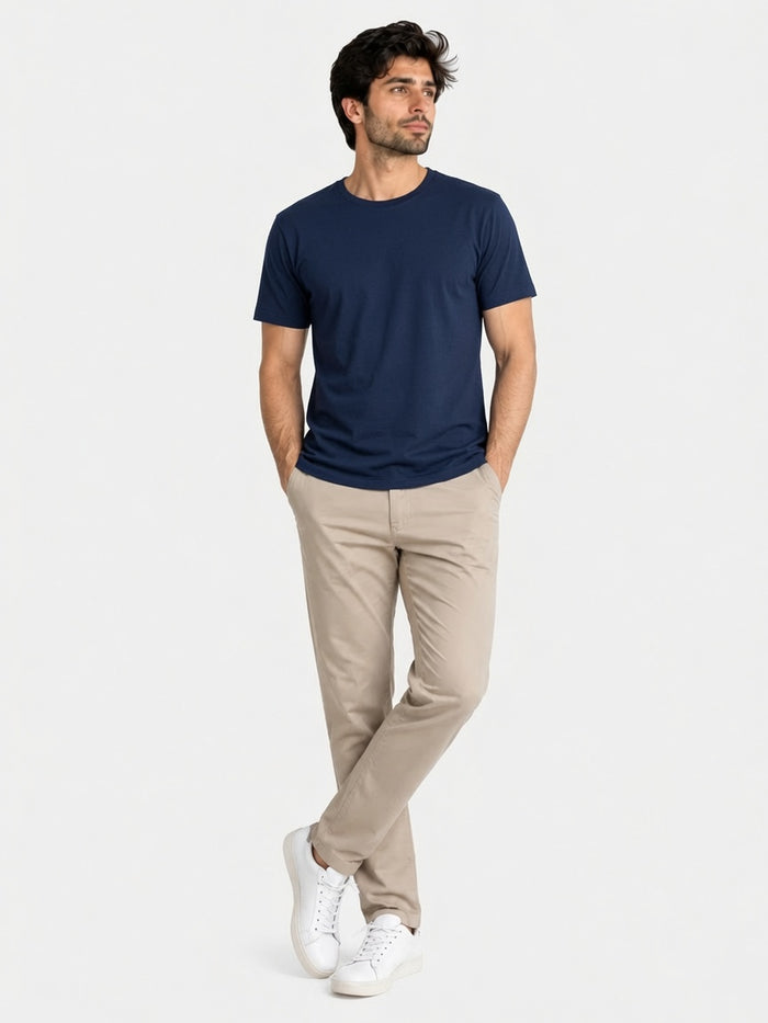 Men's Premium Short Sleeve Crew Neck  T-Shirt - Hinz Clothing