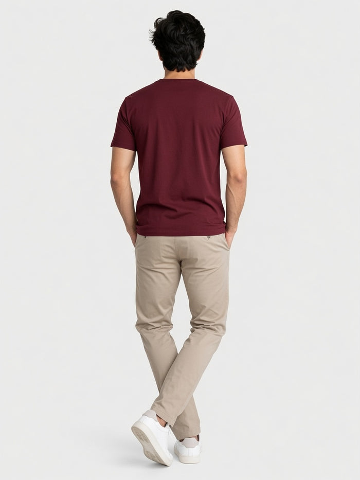 Men's Premium Short Sleeve Crew Neck  T-Shirt - Hinz Clothing