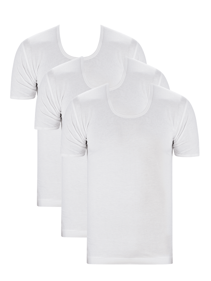 white cotton baniyan for men half Sleeves Vest Gift (Pack of 3) - Hinz