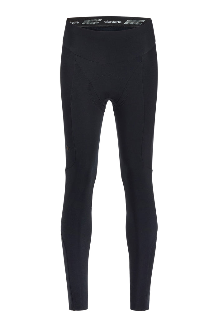 Men's SilverLine Thermal Tight by Giordana Cycling, BLACK, Made in Italy