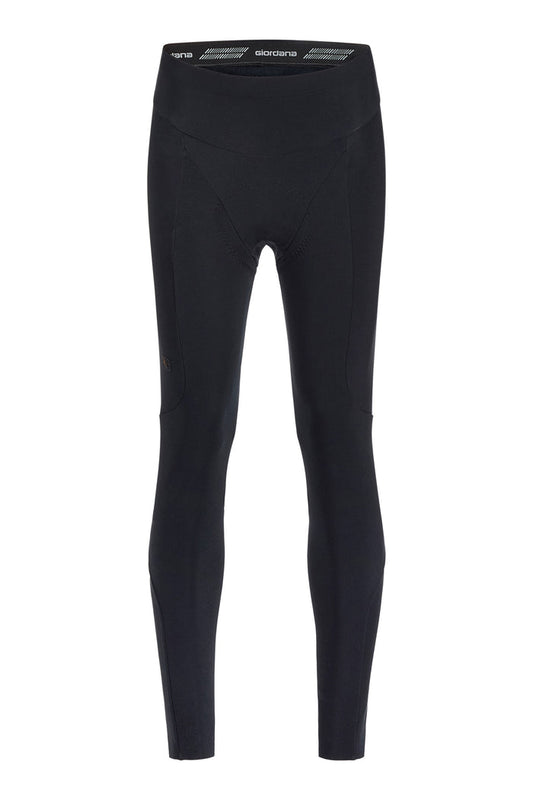 Men's SilverLine Thermal Tight by Giordana Cycling, BLACK, Made in Italy