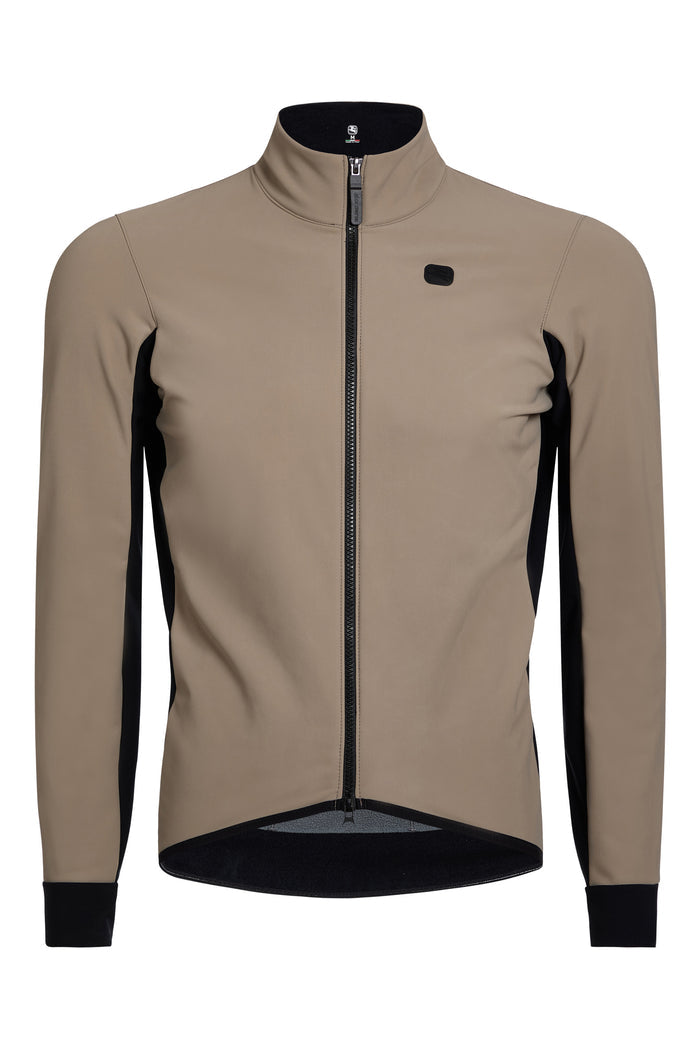 Men's SilverLine Winter Jacket by Giordana Cycling, SAND, Made in Italy