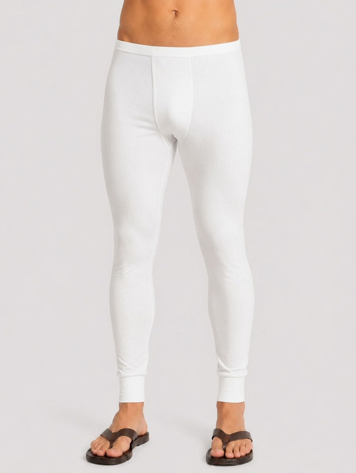 Men's White Premium Poly Wool Thermal Trouser (8/1)