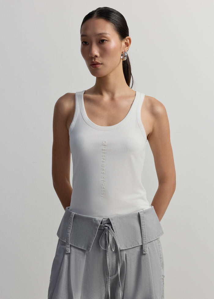 MESH PRINTED TANK TOP