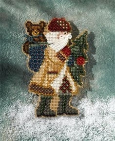 Mill Hill Appalachian Santas - Allegheny Santa Cross Stitch Kit 2007   MH207301