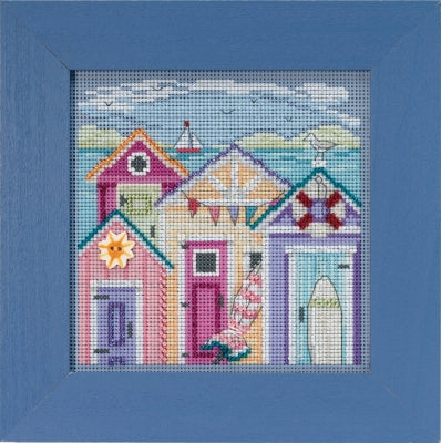Mill Hill Cabana Beach Cross Stitch Kit 2018 Buttons & Beads MH141815
