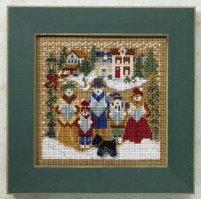 Mill Hill Caroling Cross Stitch Kit 2008 Buttons & Beads MH148305