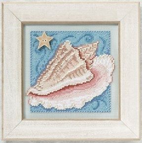 Mill Hill Conch Shell Cross Stitch Kit 2010 Buttons & Beads MH140102 - hobbymasterstore