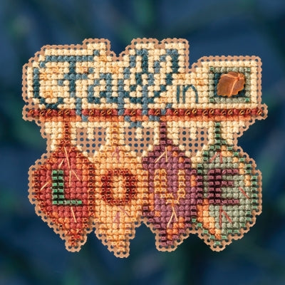 Mill Hill Fall in Love Cross Stitch Kit MH181623
